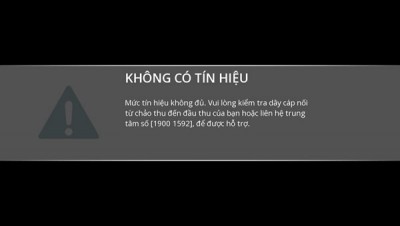 Làm thế nào khi Tivi không có tín hiệu 